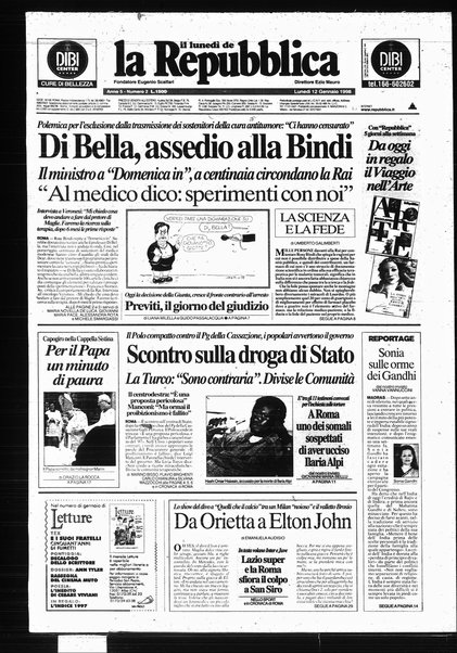 Il lunedì de La repubblica